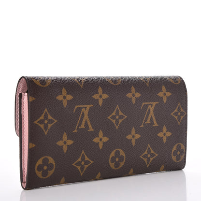 Louis Vuitton Monogram Emilie Wallet Rose Ballerine 3 of 8