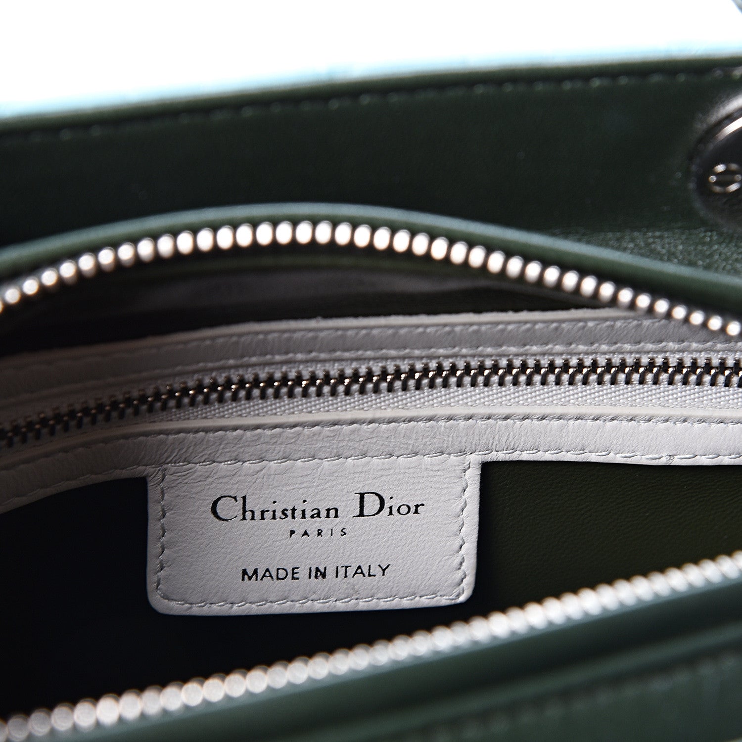 Christian Dior Lambskin Cannage Medium Tri-Color Lady Dior 5 of 10
