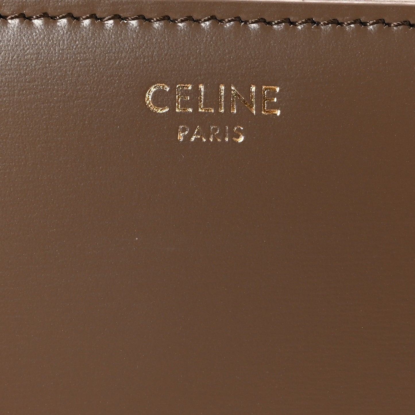Shiny Calfskin Medium Triomphe Camel