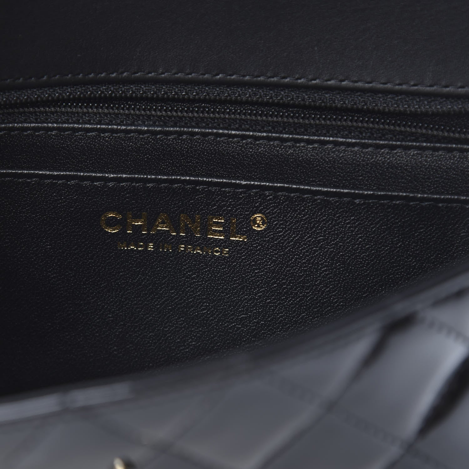 Chanel Patent Calfskin Quilted Mini Rectangular Flap Black 6 of 10