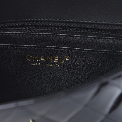 Chanel Patent Calfskin Quilted Mini Rectangular Flap Black 6 of 10
