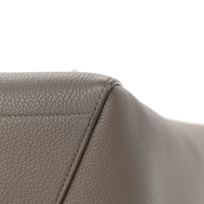 Celine Soft Grained Calfskin Sangle Bucket Bag Taupe 7 of 11