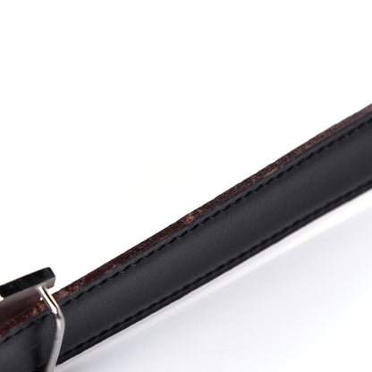 Hermes Box Togo 24mm Mini Constance H Belt 80 Black Gold 9 of 15