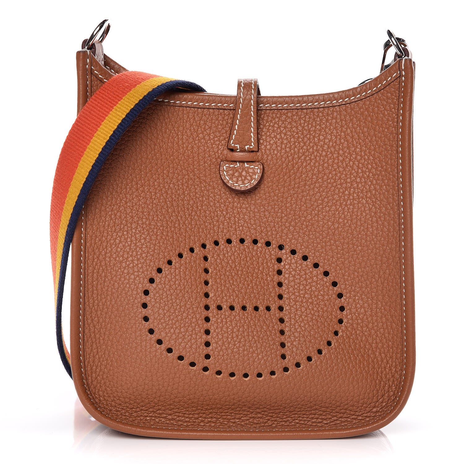 Hermes Taurillon Clemence Amazone Evelyne TPM Gold 1 of 12