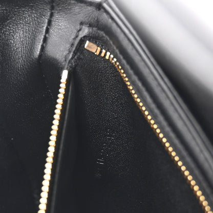 Celine Shiny Calfskin Besace Clea Triomphe Black 7 of 11