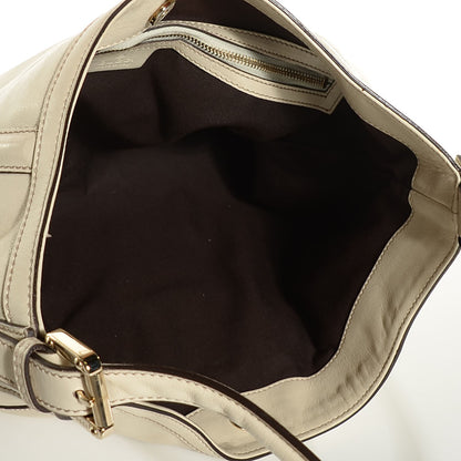 Gucci Calfskin Web Britt Medium Hobo Off White 8 of 8