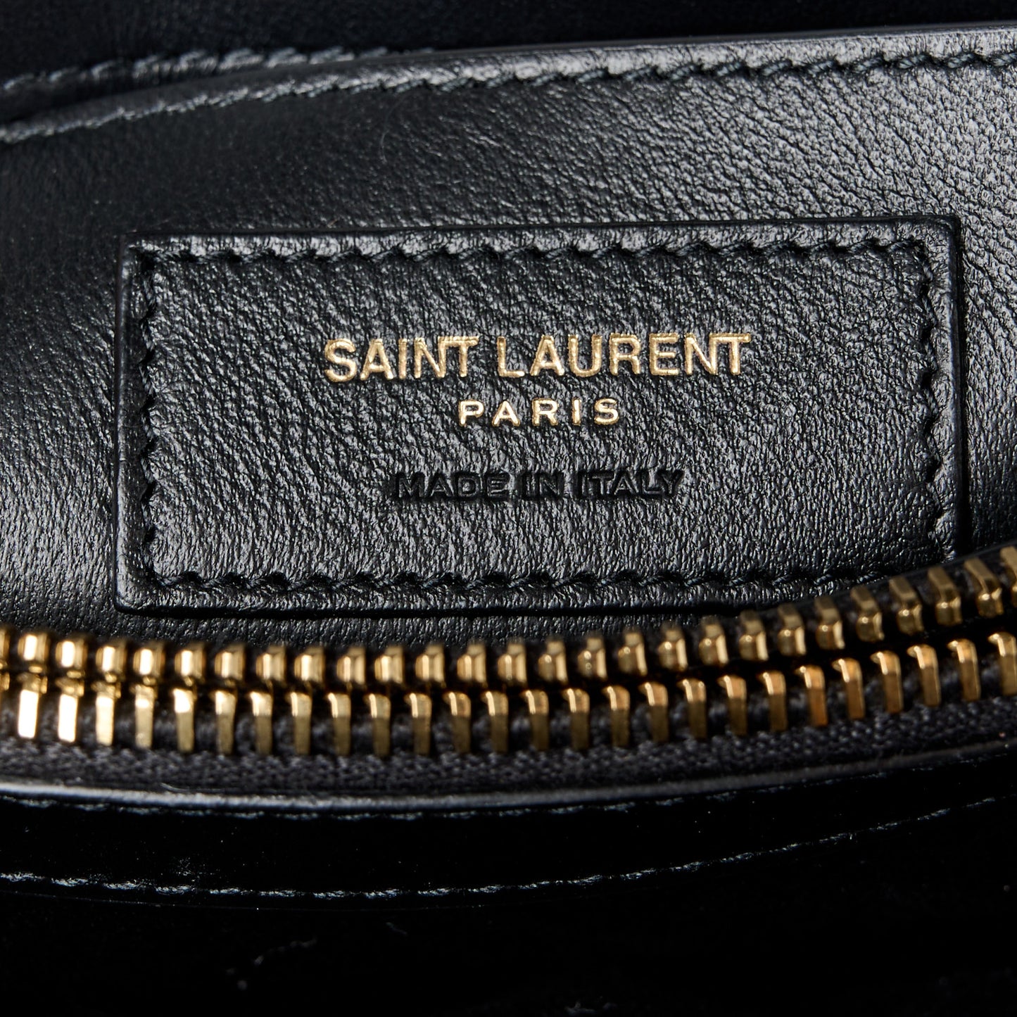 Calfskin Y Quilted Monogram Small Loulou Chain Satchel Black