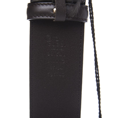 Gucci Soft Microguccissima Margaux Calfskin Belt 85 34 Testa di Moro 6 of 6