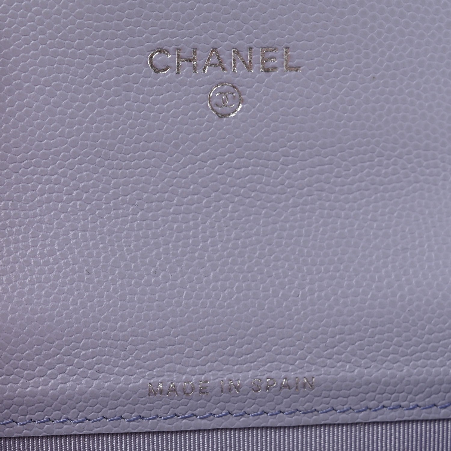 Chanel Caviar Quilted Flap Card Holder Wallet Light Purple 7 of 10