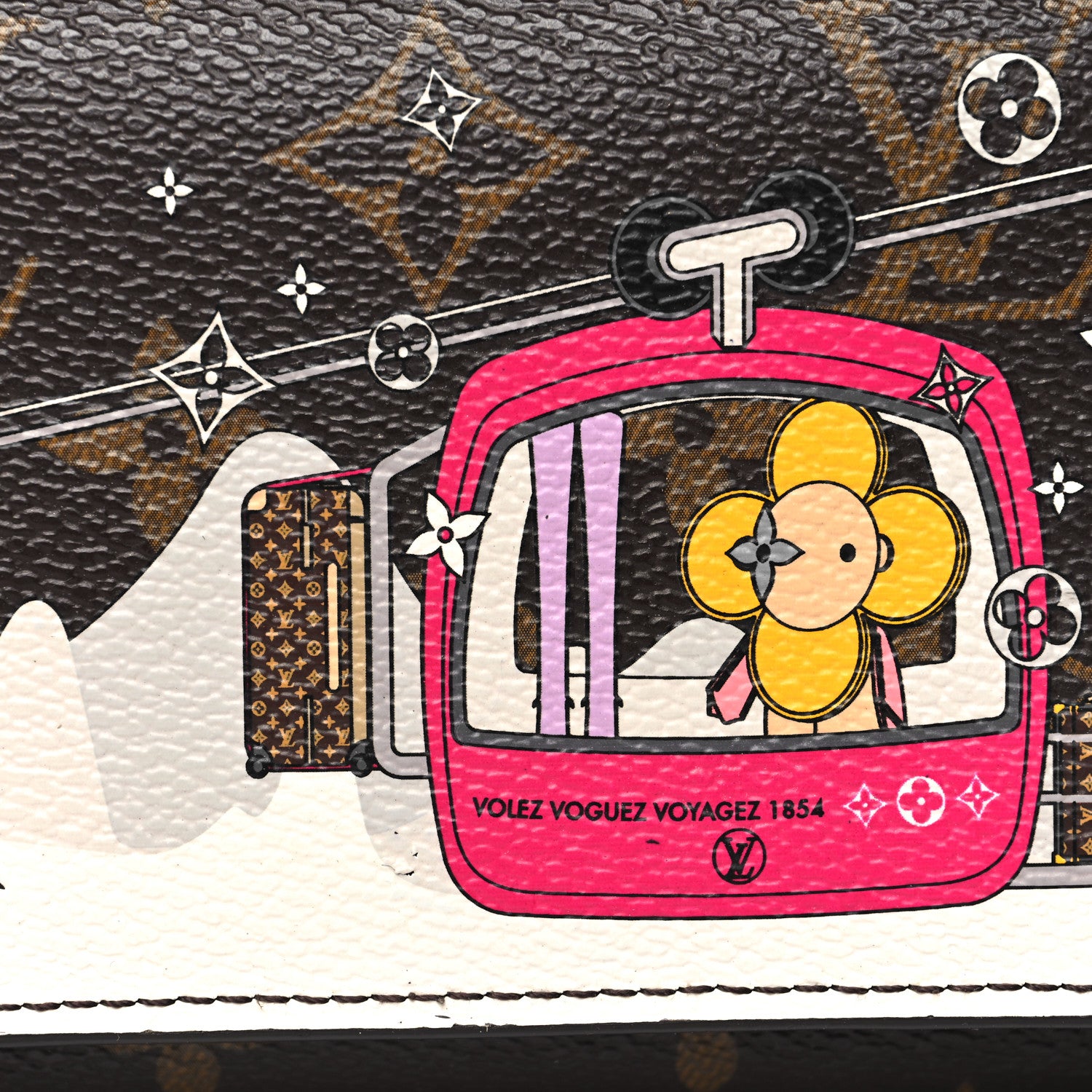 Louis Vuitton Monogram 2019 Christmas Animation Victorine Wallet Fuchsia 8 of 11