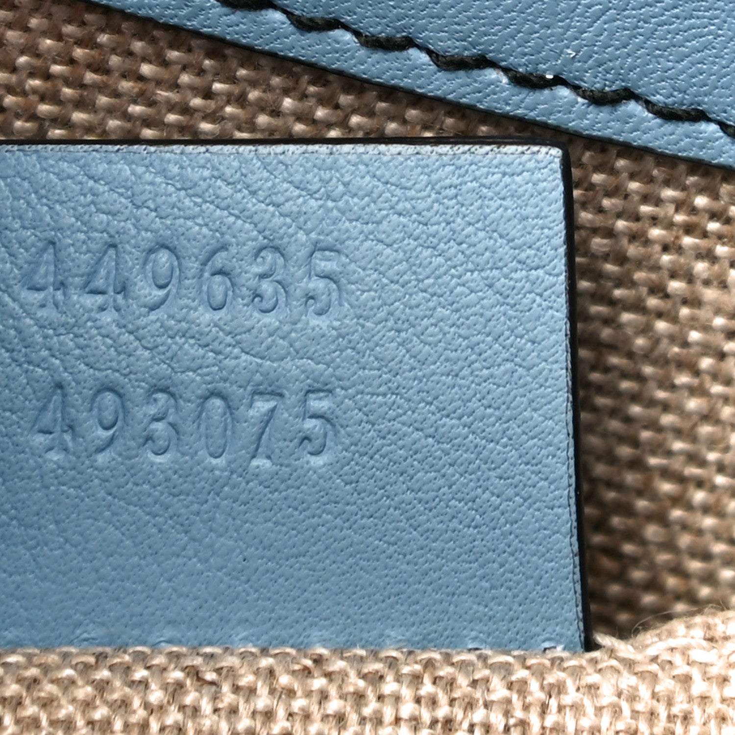 Gucci Microguccissima Medium Emily Chain Shoulder Bag Mineral Blue 7 of 11