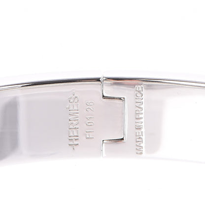 Hermes Enamel Narrow Clic Clac H Bracelet GM Black 4 of 5