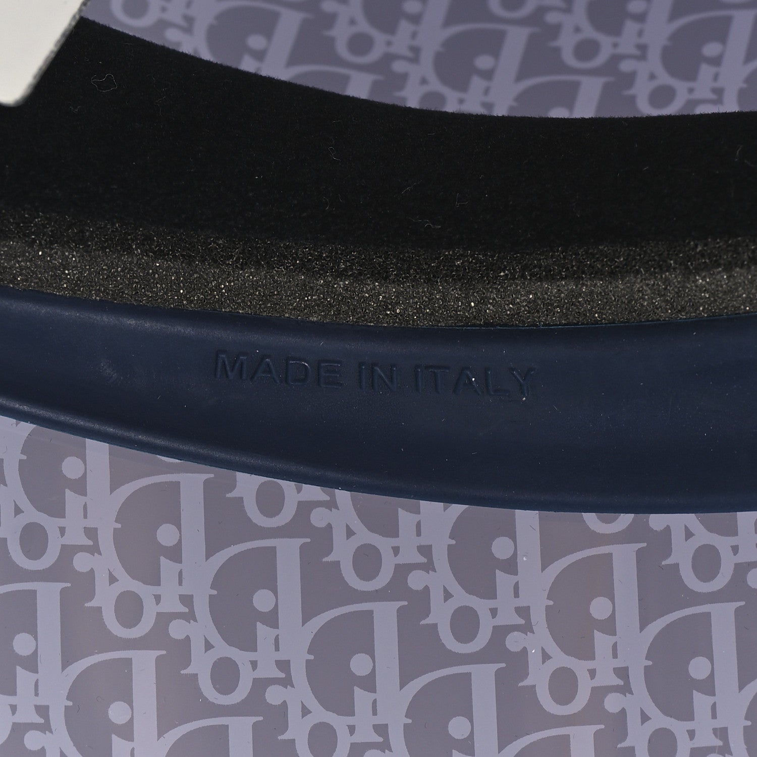 Christian Dior Oblique DiorClub V1U Sun Visor Blue 8 of 8