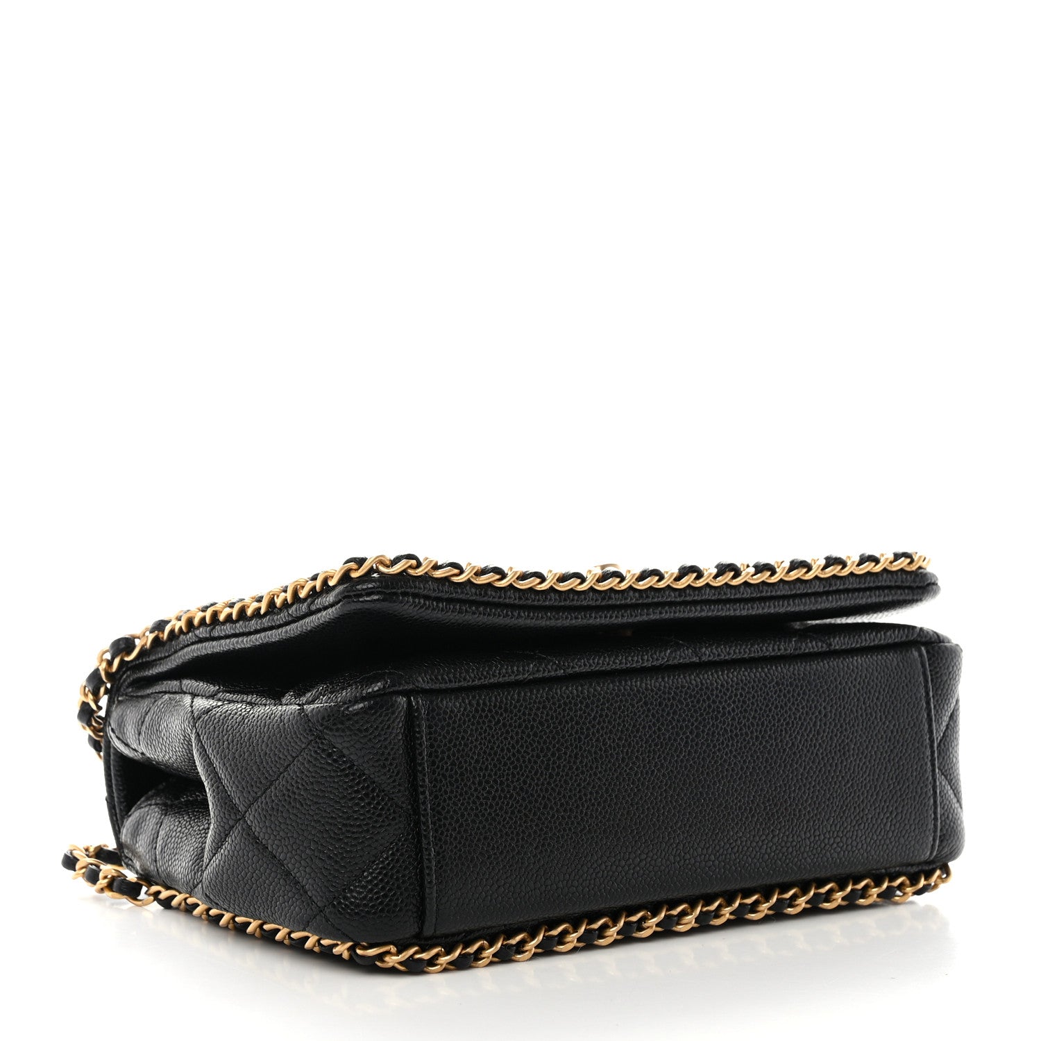 Chanel Caviar Quilted Mini Never Ending Chain Flap Black 4 of 10