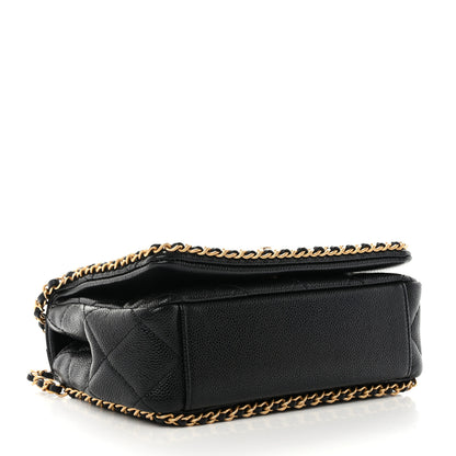 Chanel Caviar Quilted Mini Never Ending Chain Flap Black 4 of 10