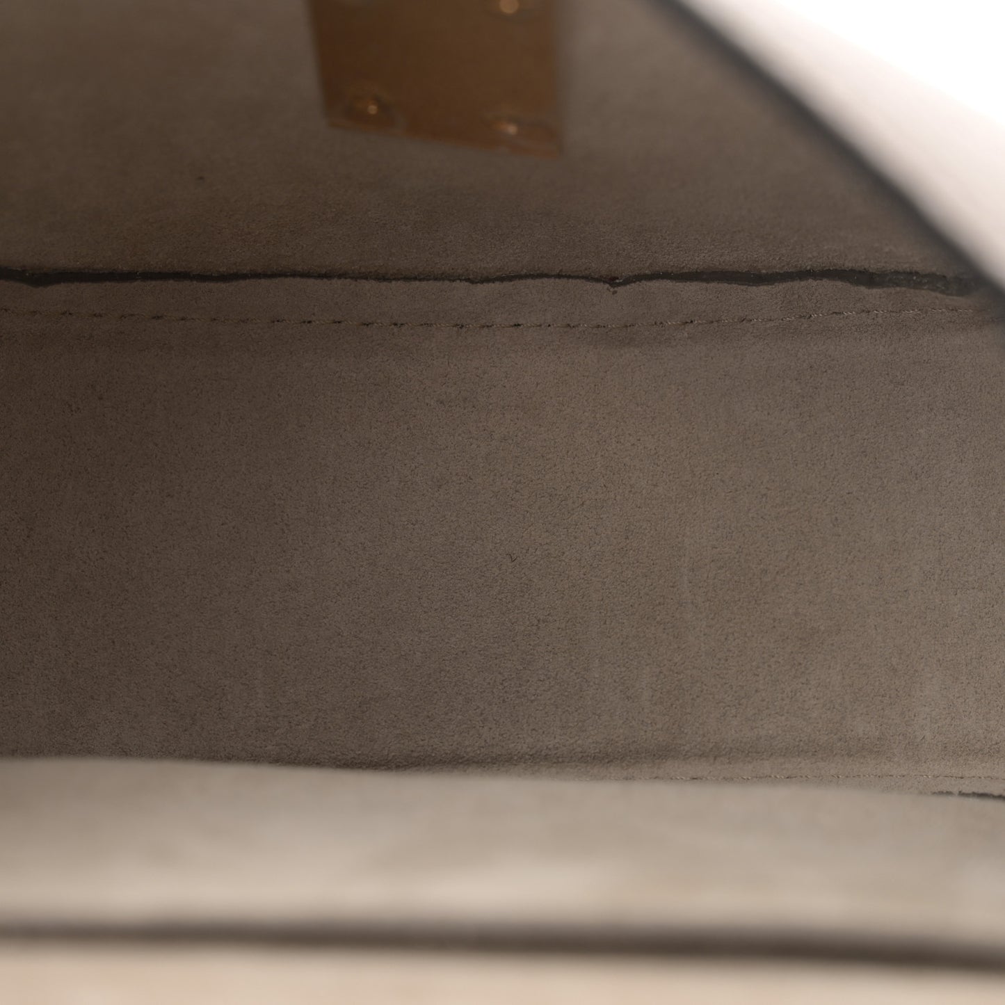 Grained Lambskin Mini Drew Shoulder Bag Motty Grey
