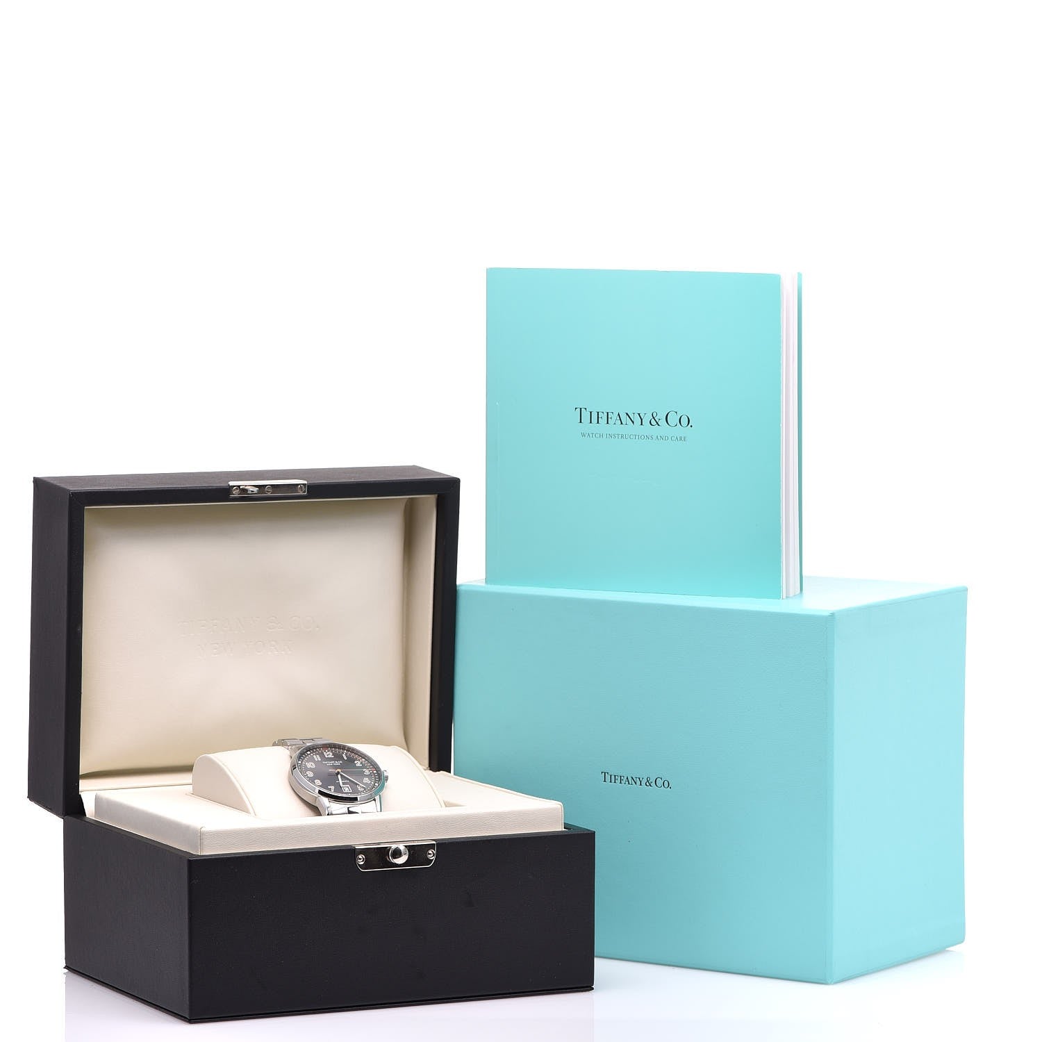Tiffany Stainless Steel 40mm CT60 3-Hand Automatic Watch Grey 9 of 9