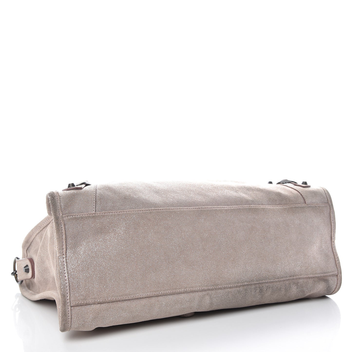Metallic Craquele Calfskin Classic Hardware City Bois de Rose