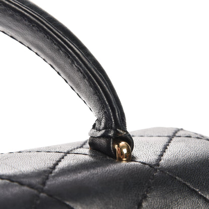 Chanel Lambskin Quilted Medium Kelly Flap Bag Black 11 of 13