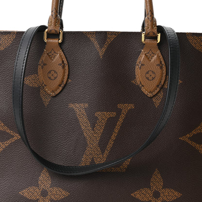 Louis Vuitton Reverse Monogram Giant Onthego MM 6 of 9