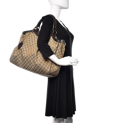 Gucci Monogram Large Sukey Tote Dark Brown 2 of 10