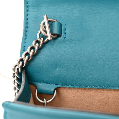 Gucci Velvet Super Mini Dionysus Shoulder Bag Pavone Cyan 10 of 13