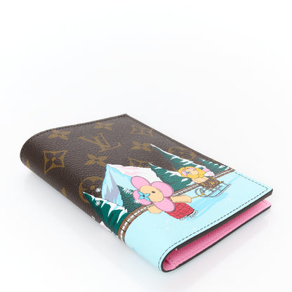 Louis Vuitton Monogram 2023 Christmas Animation Alpine Passport Cover Pink 4 of 8