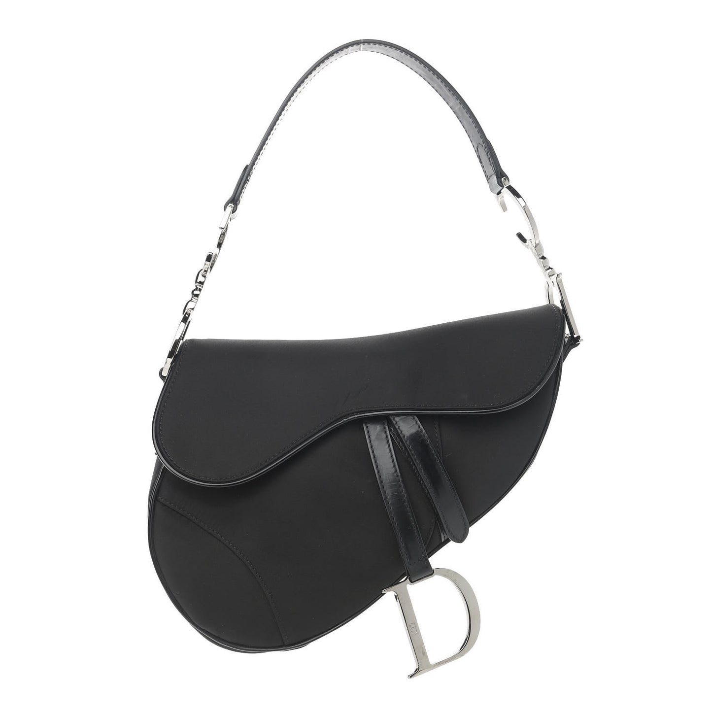 Nylon Saddle Bag Black