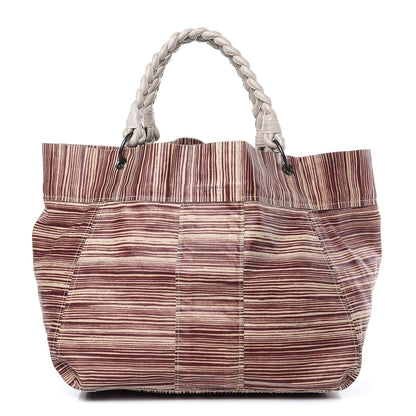 Bottega Veneta Printed Calfskin Nappa Intrecciato Reversible Tote Multicolor 1 of 12