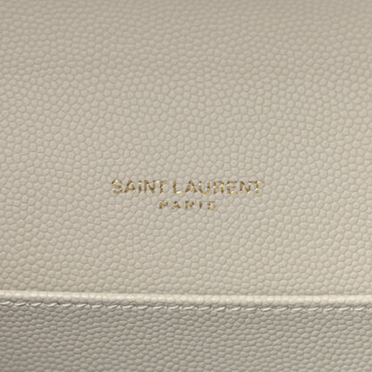 Saint Laurent Grain de Poudre Mini Uptown Crossbody Bag Porcellana 6 of 12