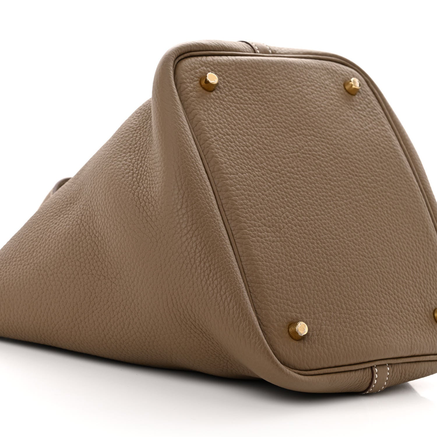 Hermes Taurillon Clemence Picotin Lock 22 MM Etoupe 9 of 11