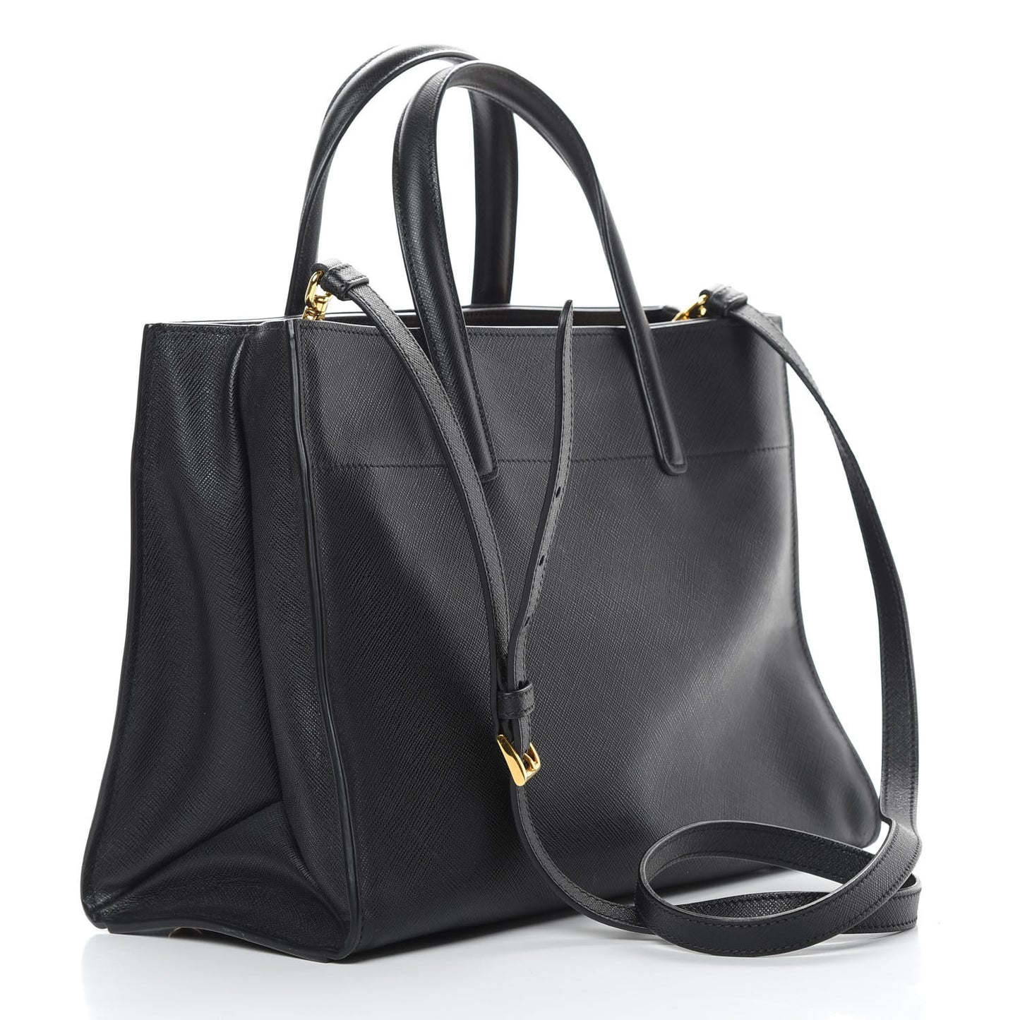 Saffiano Soft Tote Black