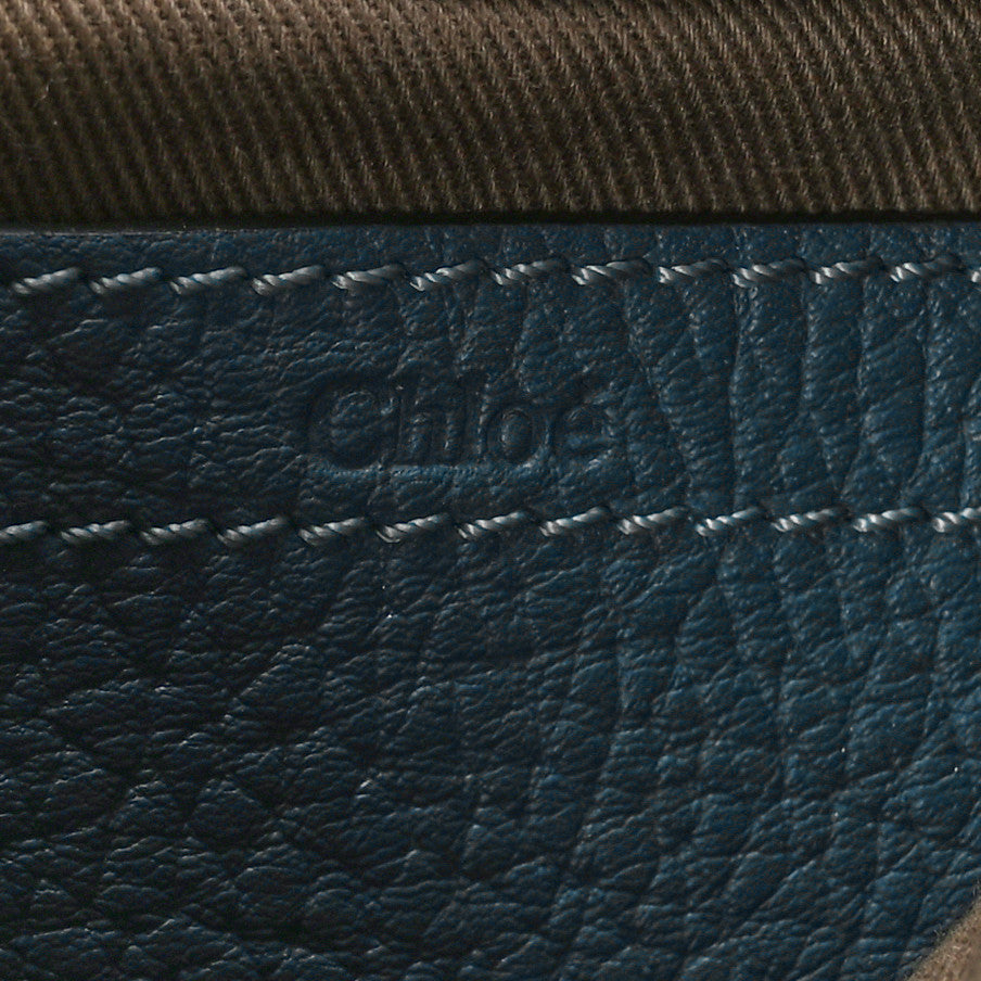 Chloe Calfskin Mini Marcie Round Crossbody Bag Teal 6 of 10