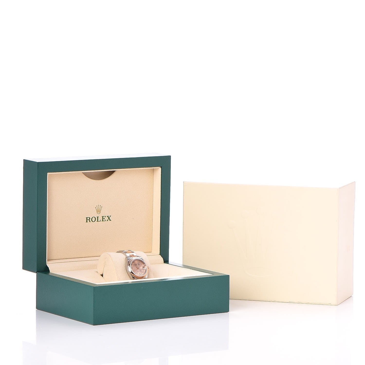 Rolex Stainless Steel 18K Everose Gold 26mm Oyster Perpetual Datejust Watch Pink Roman 179161 6 of 6