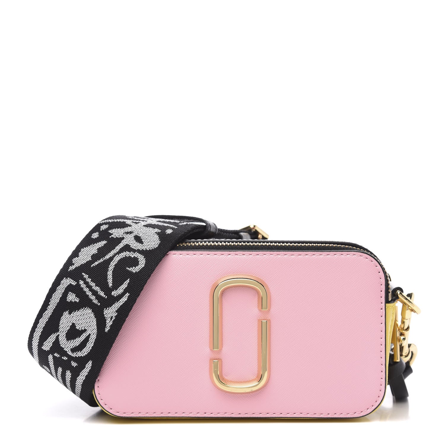 Marc Jacobs Saffiano Small Snapshot Camera Bag Baby Pink Multicolor 1 of 10