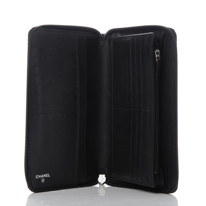 Chanel Caviar Large Timeless CC Zip Around Organizer Wallet Black 5 of 11