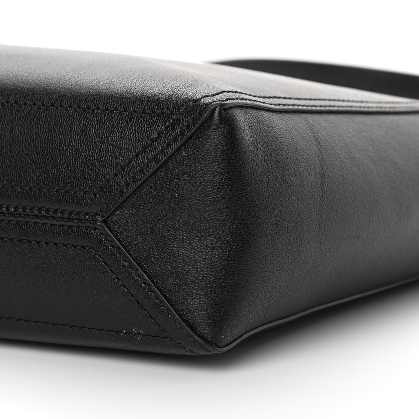 New Sakai Calfskin Lux Small Dahlia Tote Black