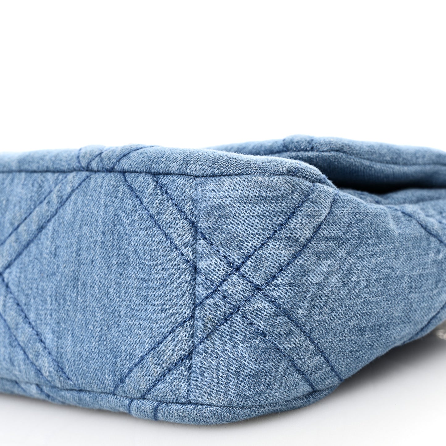 Denim Quilted Medium Chanel 19 Flap Blue