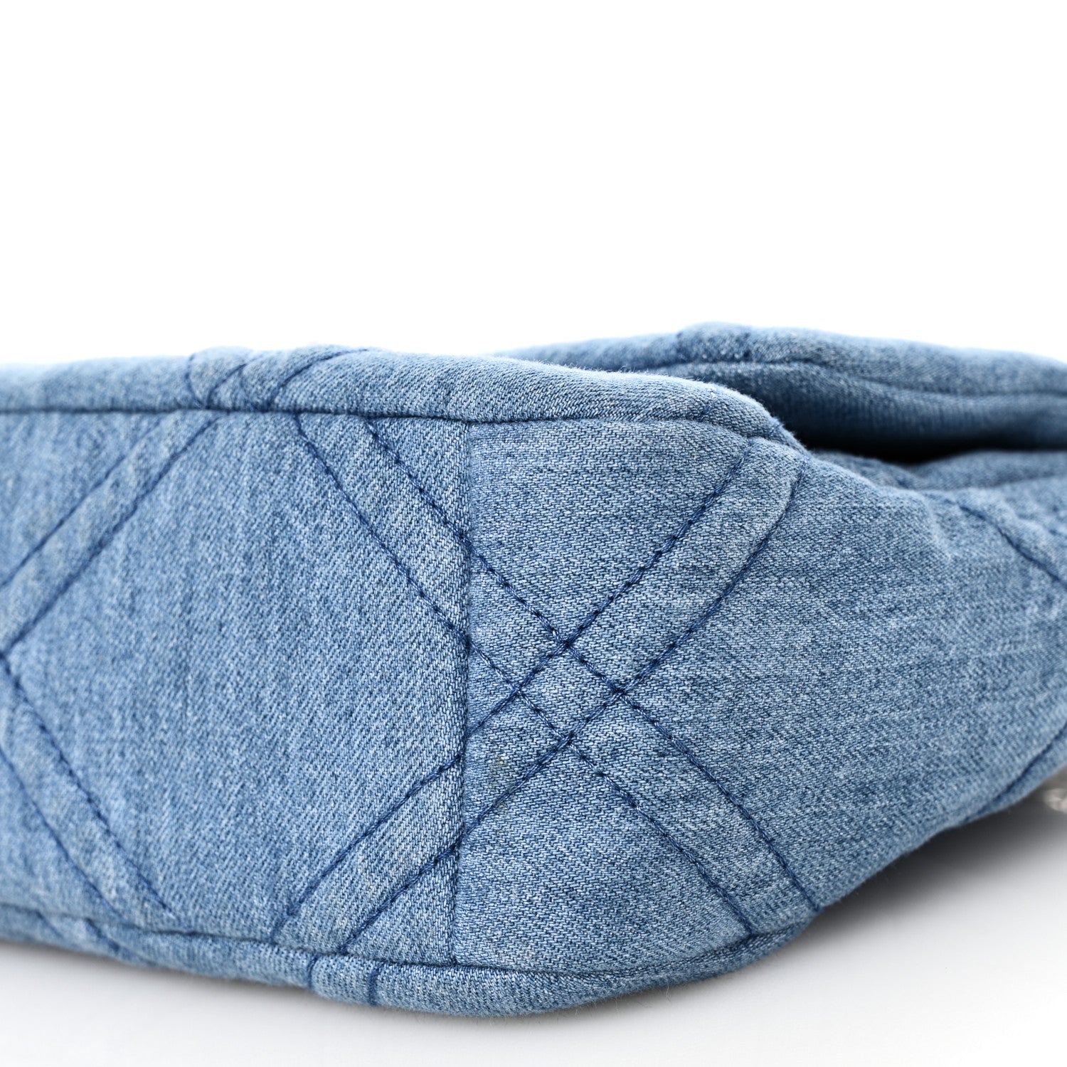 Chanel Denim Quilted Medium Chanel 19 Flap Blue 10 of 10