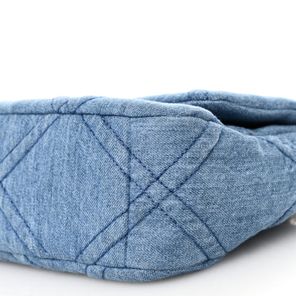 Chanel Denim Quilted Medium Chanel 19 Flap Blue 10 of 10