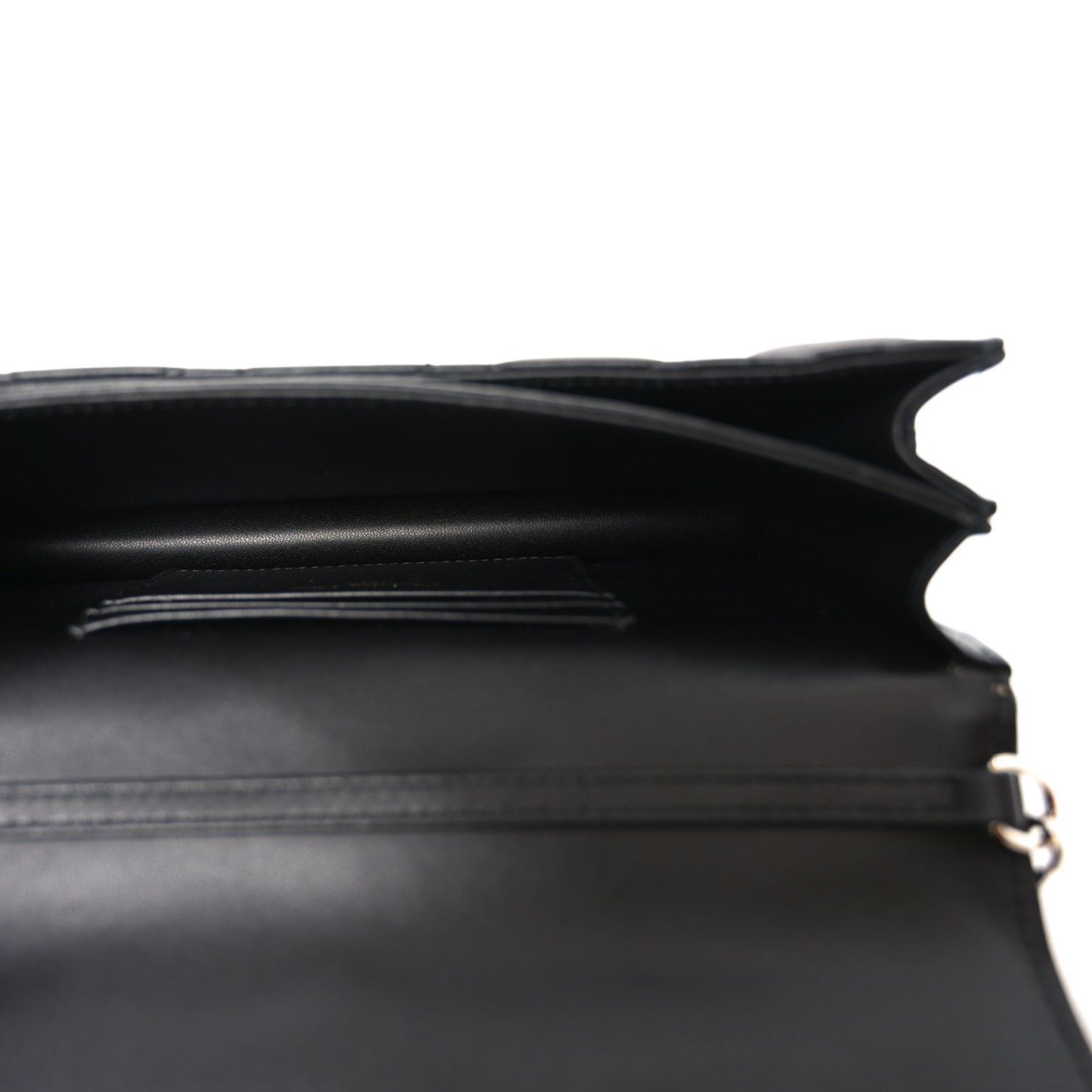 Lambskin Cannage Lady Dior Phone Pouch Black