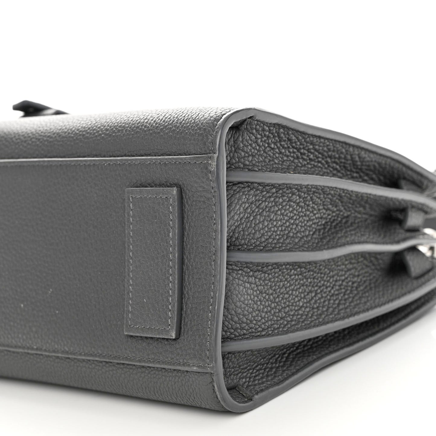 Grained Calfskin Baby Sac De Jour Souple Storm