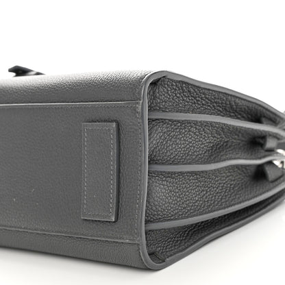 Saint Laurent Grained Calfskin Baby Sac De Jour Souple Storm 8 of 10