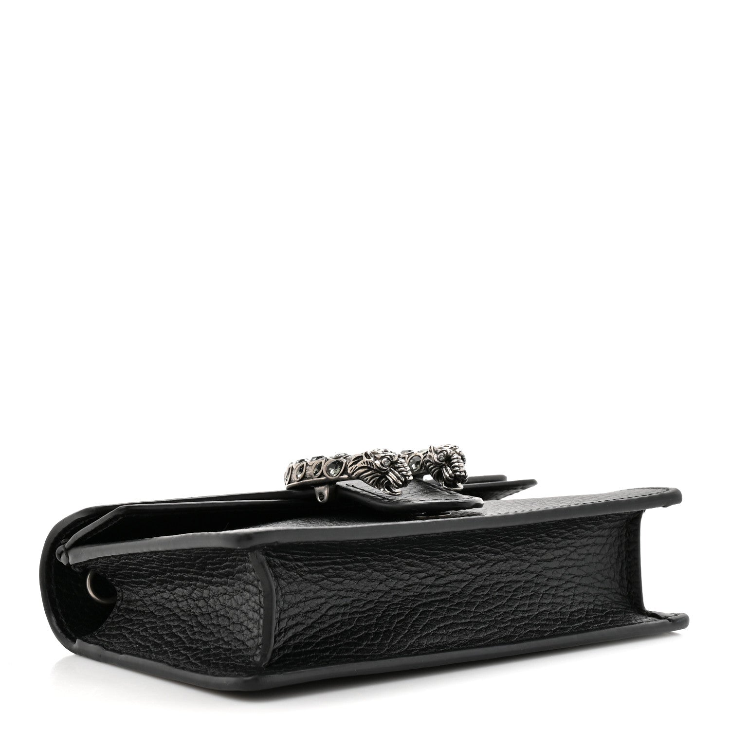 Gucci Calfskin Super Mini Dionysus Shoulder Bag Black 4 of 13