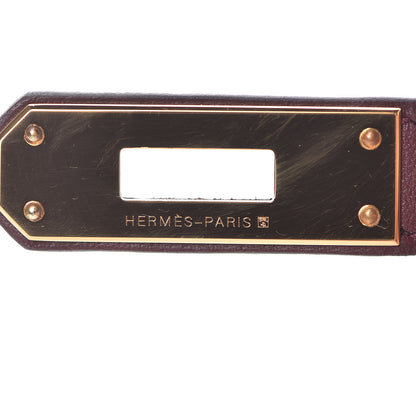 Hermes Swift Kelly Cut Clutch Pochette Bordeaux 18 of 27
