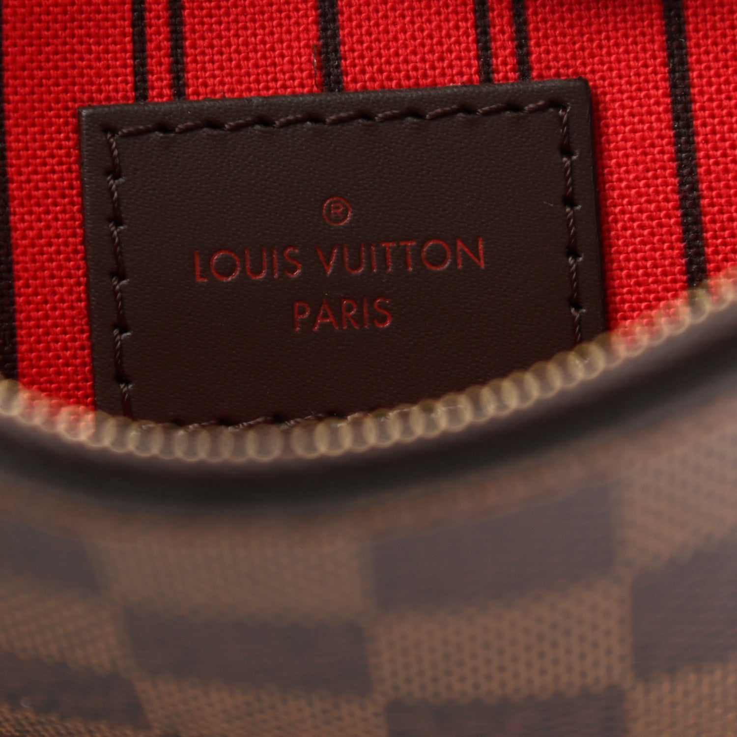 Louis Vuitton Damier Ebene Neverfull MM GM Pochette 6 of 6