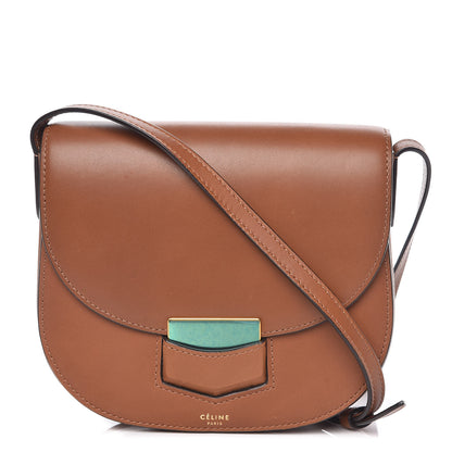 Celine Supersoft Calfskin Small Trotteur Caramel 1 of 12
