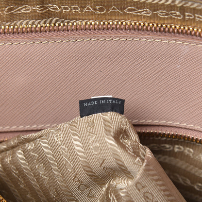 Prada Saffiano Lux Extra Large Galleria Double Zip Tote Cammeo 7 of 20