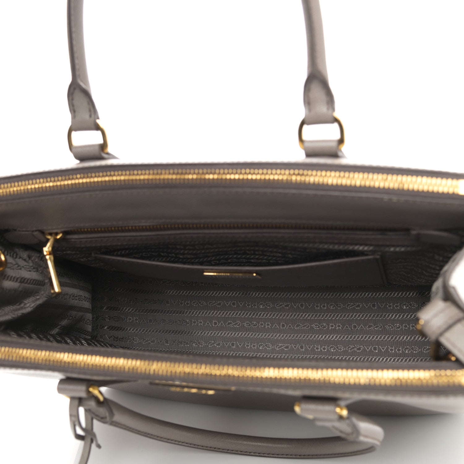 Prada Saffiano Medium Galleria Double Zip Tote Argilla 4 of 11