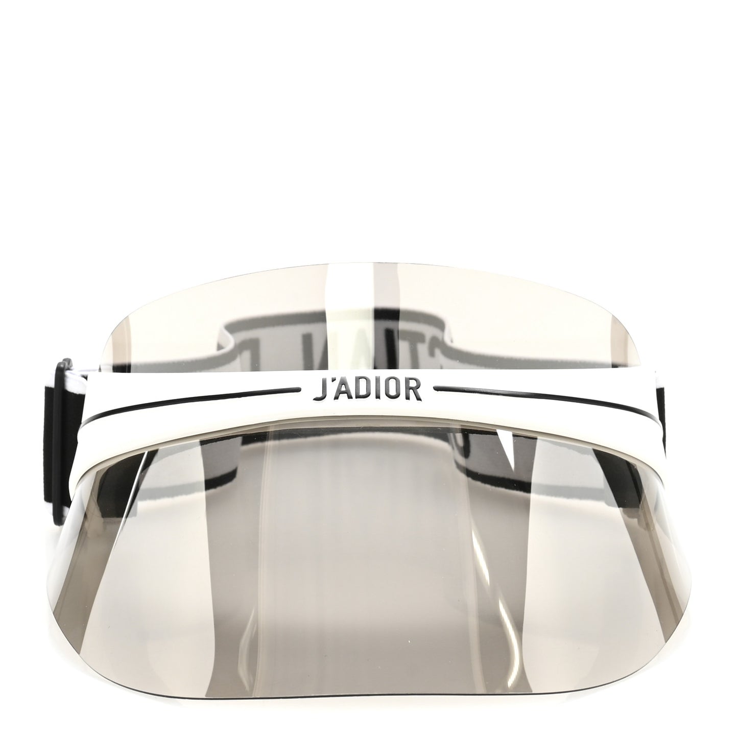 Mirrored DiorClub1 Sun Visor Silver